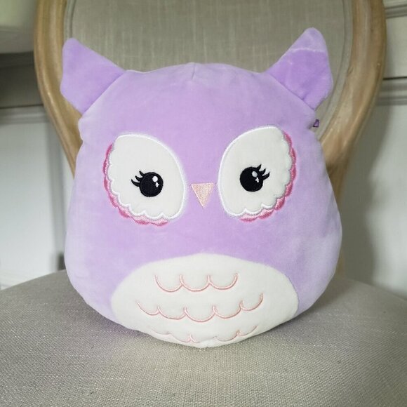 NEW Squishmallows Miranda the Owl 8β Official Kellytoy Purple Owl Squishy Plush - Picture 12 of 12